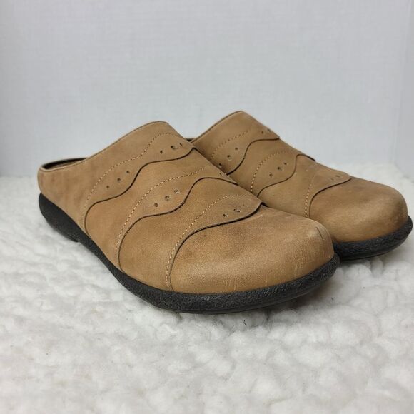 Dansko Professional Women's Clog Shoes Size 8.5 Brown Suede Comfort Slip On - Picture 1 of 10